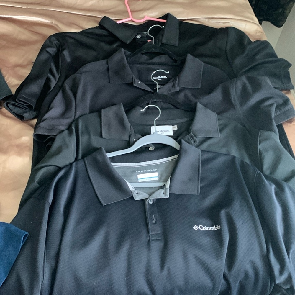 Men’s Polo XXL Shirts Lot (9)